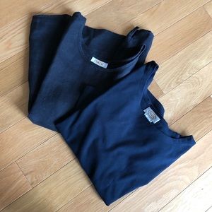 2 Talbots black shirts